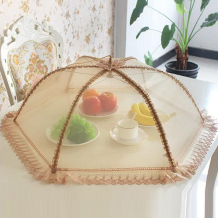 POPLARBOX Collapsible Food Cover Tent Mesh Umbrella Dome For Ourdoor